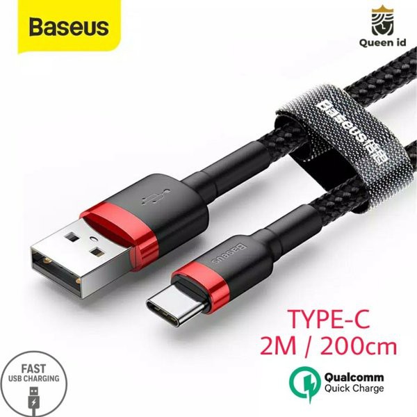 Baseus TYPE C Data Cable 2M - Kabel Data Type C Baseus Kevlar 2M - Kabel data Type C Xiaomi Samsung