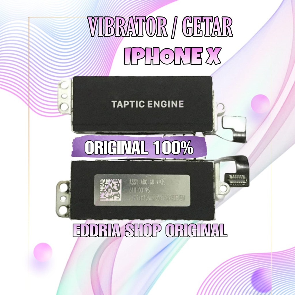 VIBRATOR / GETAR IPHONE X ORIGINAL 100% COPOTAN GARANSI