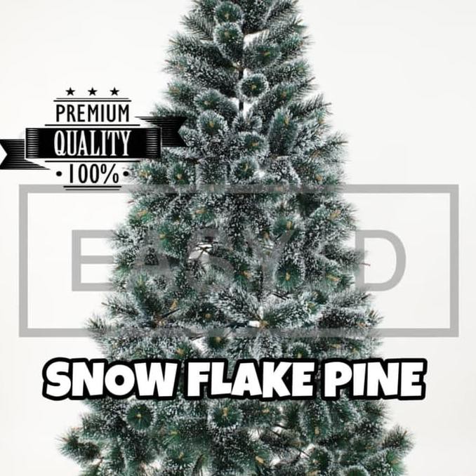Terlaris Pohon Natal Premium 2 Meter 2Meter 7Ft Snow Flake Pine Christmas Tree 