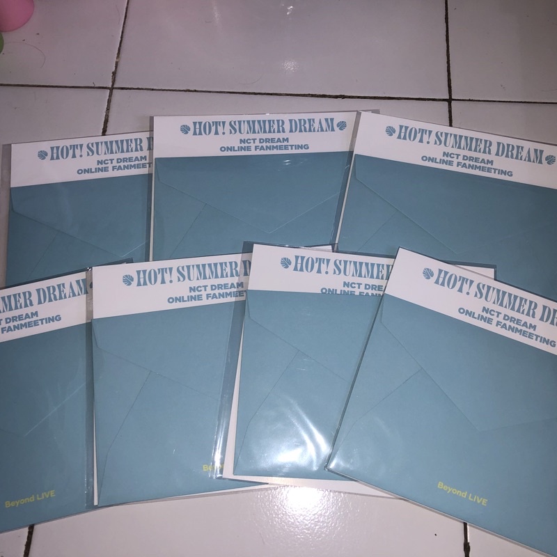 AR TICKET FAN MEETING NCT DREAM HOT SUMMER Jeno ver/ Jaemin ver/ Haechan ver/ Jisung ver