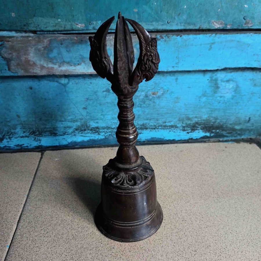 Koleksi Bajra Vajra Hitam Hurab Model Lawasan Antik