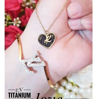 Titanium kalung gelang wanita t344