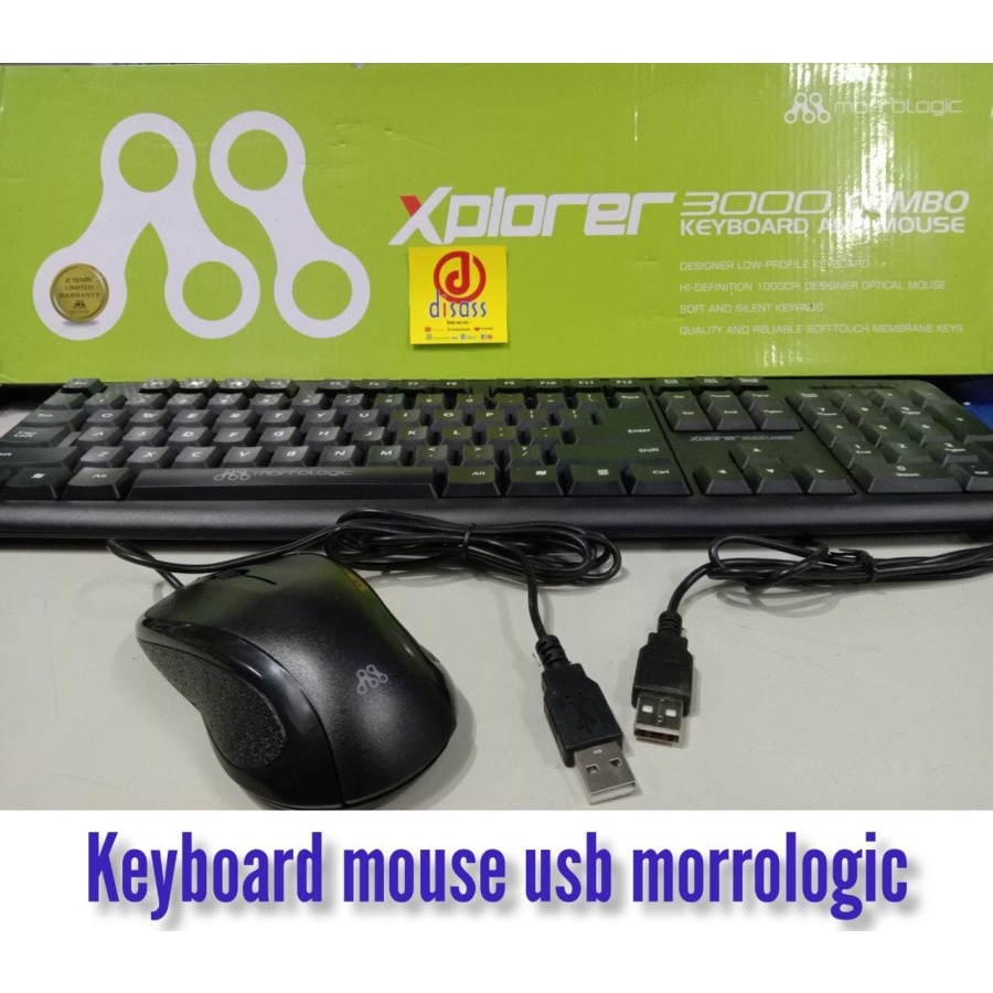KMS MORROLOGIC PAKETAN KEYBOARD MOUSE USB - DISASS JOGJA