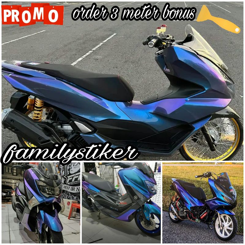 Sticker Bunglon Skotlet Motor Bunglon Stiker Skotlet Warna Bunglon Sticker Chameleon