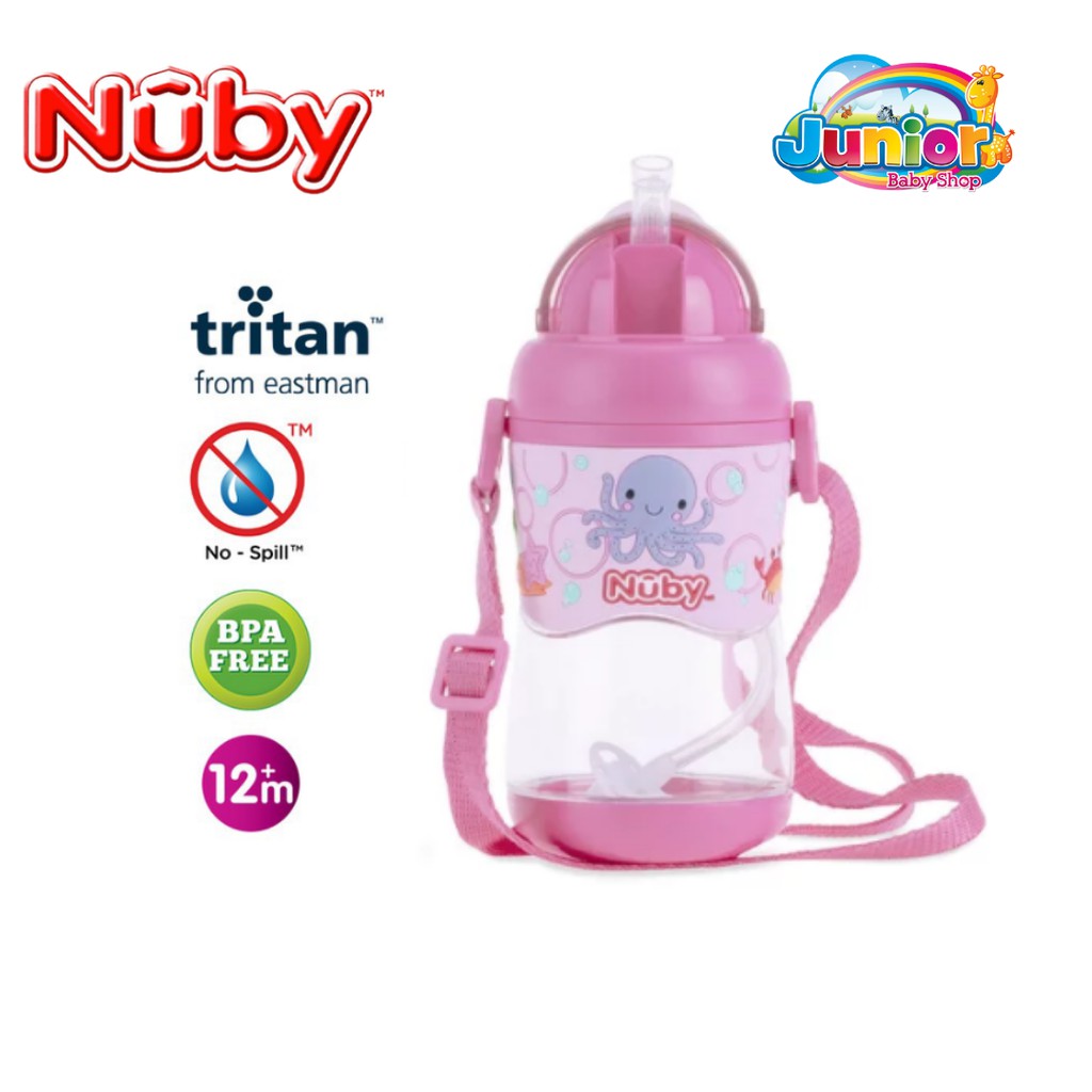 Nuby Tritan Flip It W/Straw (104574)