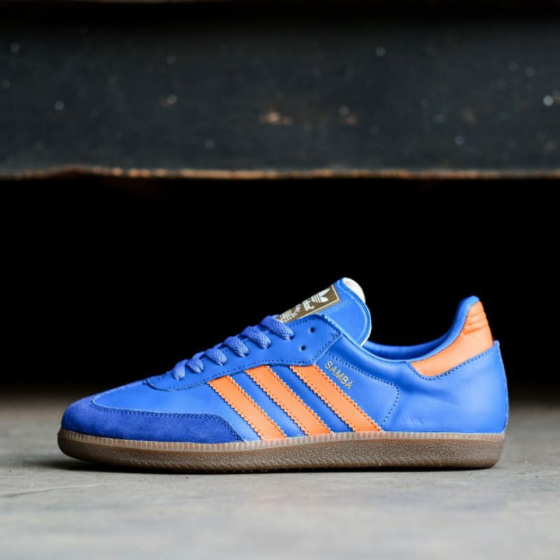 Adidas samba OG blue orange original BNWB