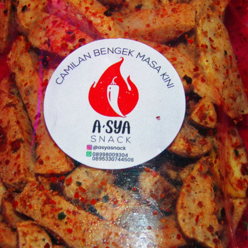 

[BISA COD] Camilan Bengek Basreng Seblak Home-made isi 140gr