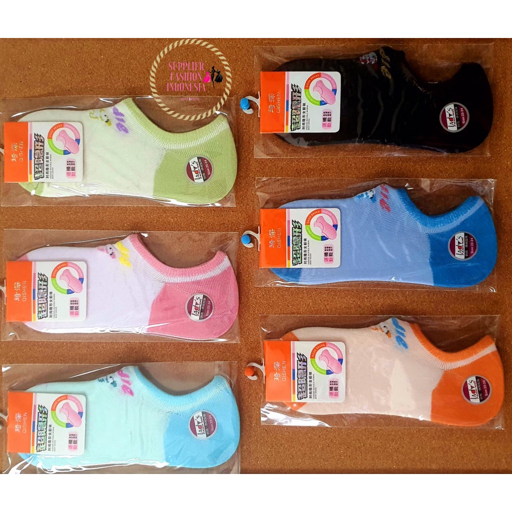 Kaos Kaki Ankle / Kaos Kaki Cute Size 23-25cm Import Good Quality - Real Pict