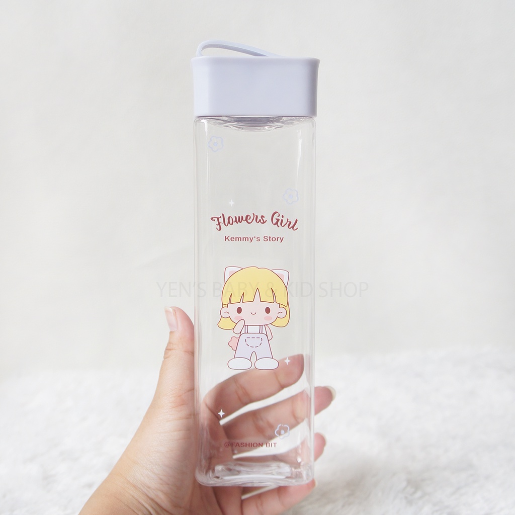 Botol Minum Anak Segi Empat  - Botol 2608 400ml