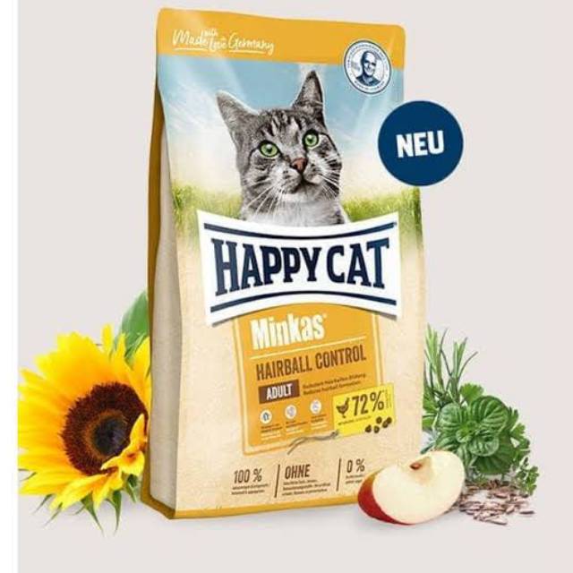 Happy cat HAIRBALL 500gr HAPPY CAT MINKAS HAIRBALL CONTROL