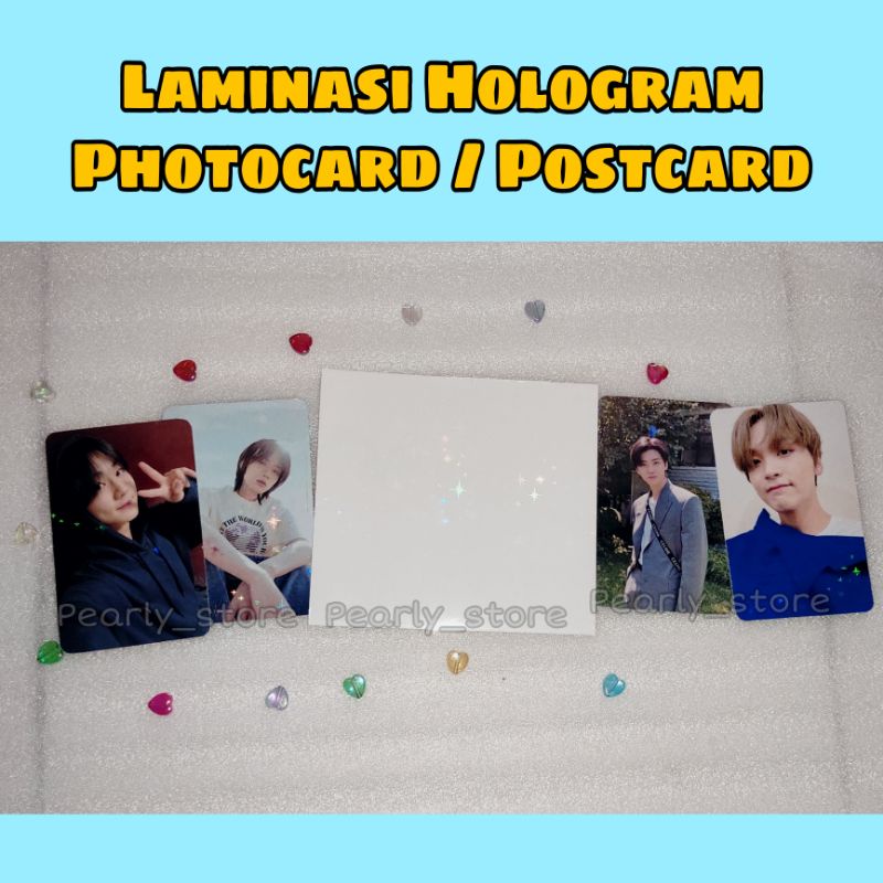 

Laminasi Hologram Photocard