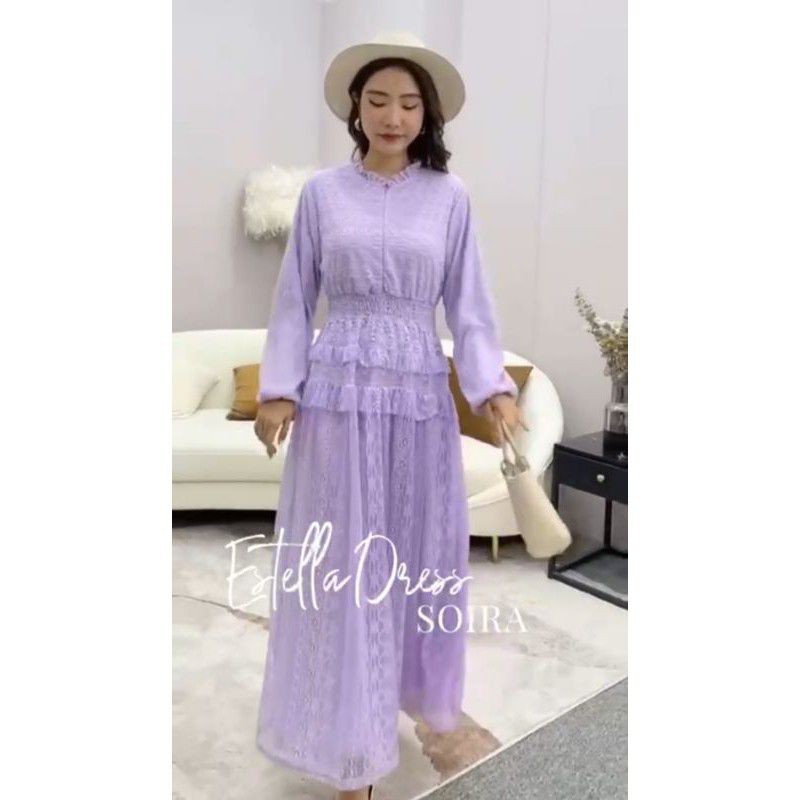 Estella dress soira original premium import