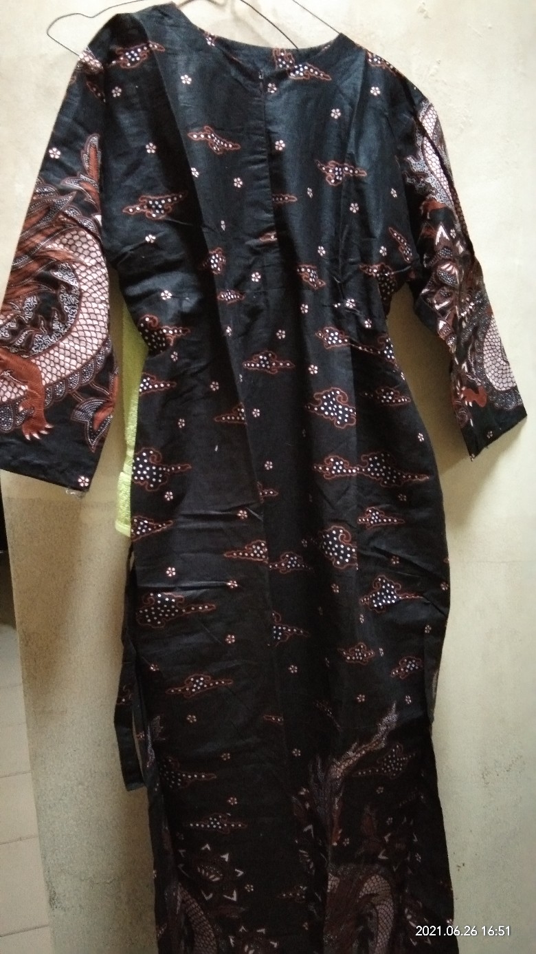 Ms Gamis Batik Fashion Sriwedari Maxi Bumil/busui Busana Muslim Termurah Shopee