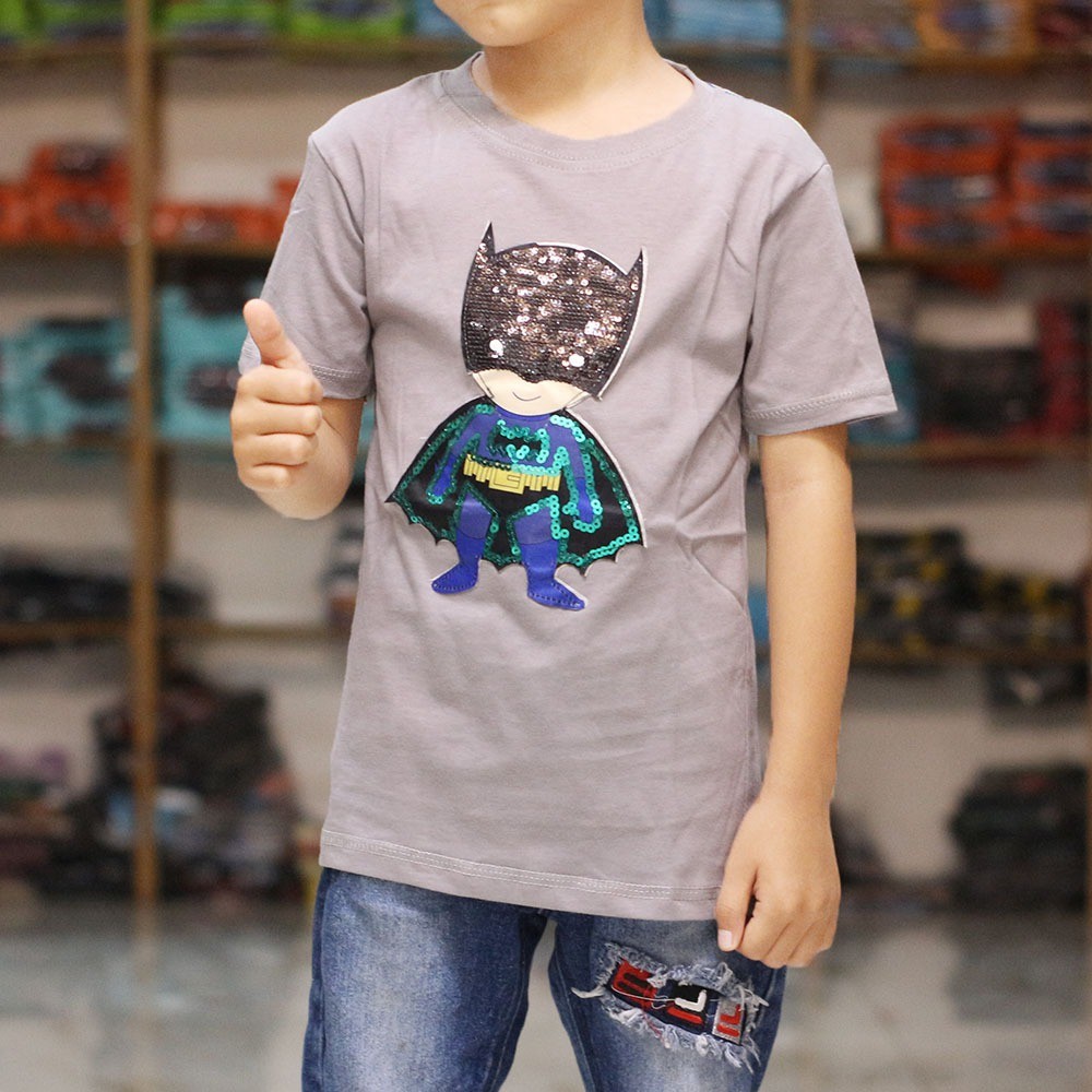  KAOS LED  GROSIR  BAJU  KAOS ANAK  LED  SUPERHERO Shopee 