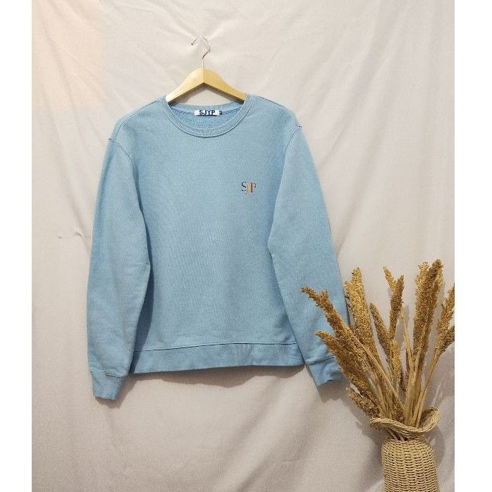 PL Crewneck biru (kode SJYP)