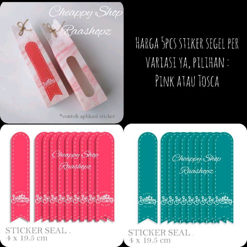 

5pcs Stiker Segel Happy Birthday Stiker Segel Ulang tahun Stiker Segel kado Stiker Segel HBD Box Stiker Segel Kado Bday Stiker Segel Souvenir ulang tahun