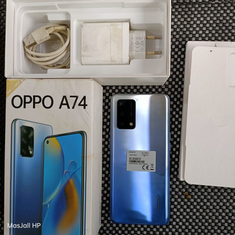 OPPO A74 6/128 SECOND FULLSET ORI