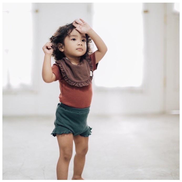 BohoPanna Bib Ruffle Slaber Celemek BIB MPASI Bayi Anak Slabber