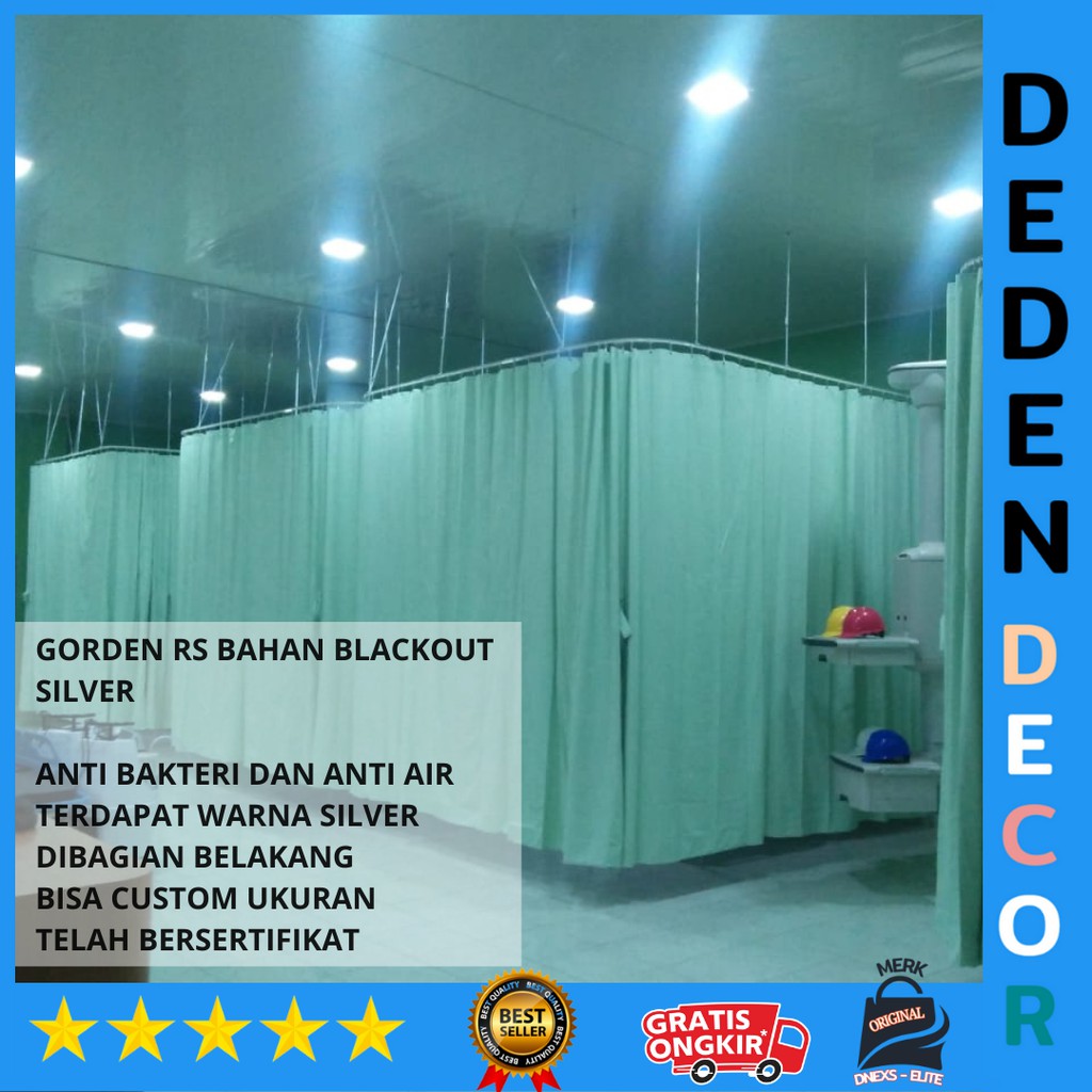 bahan tirai gorden rumah sakit anti darah terakreditasi