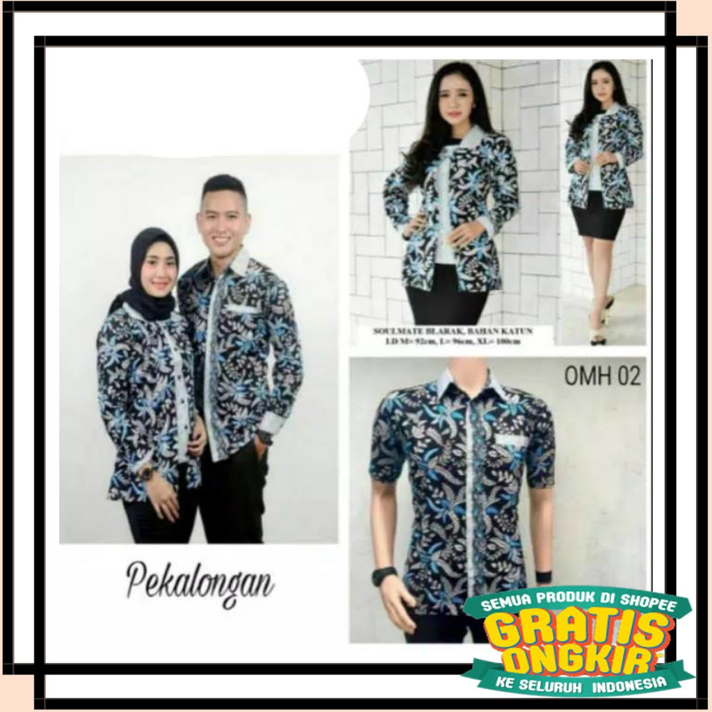 TERBARU TERMURAH TERKINI TERLARIS SEMARANG BAJU MURAH / Batik Couple NotoArto Batik IPNU-IPPNU