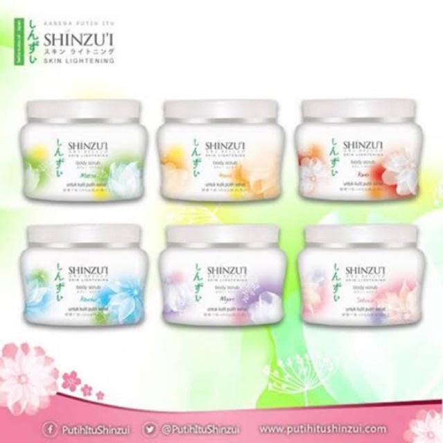 Shinzui Body Scrub Lulur Pot 120GR ORIGINAL-BPOM