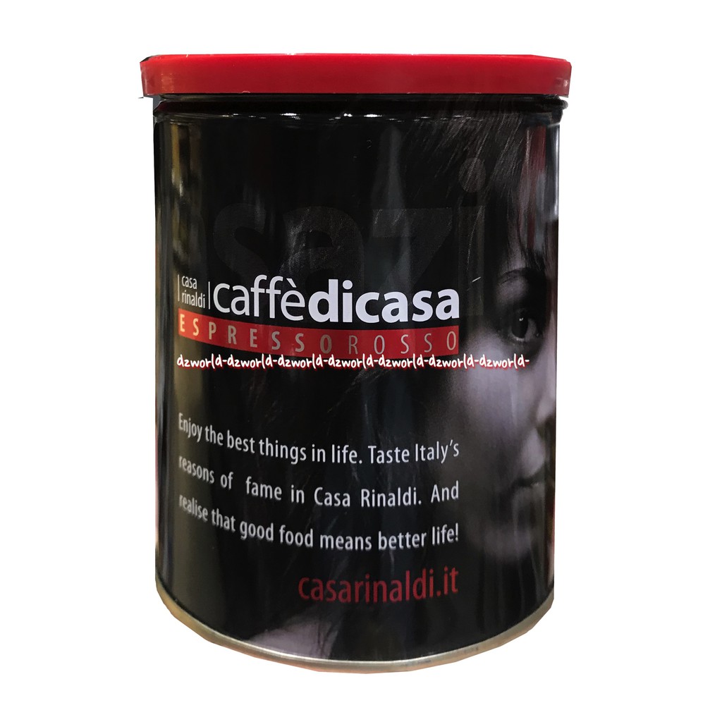 

Caffedicasa Espresso Rosso Casa Rinaldi Italian Coffee Kopi Itali Kaleng 250gr Cafe Casa Kopi Espreso