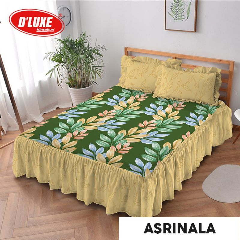 Kintakun Deluxe Sprei Asrinala 100x200 / 120x200 / 160x200 / 180x200 / 200x200 Single Queen King Ext