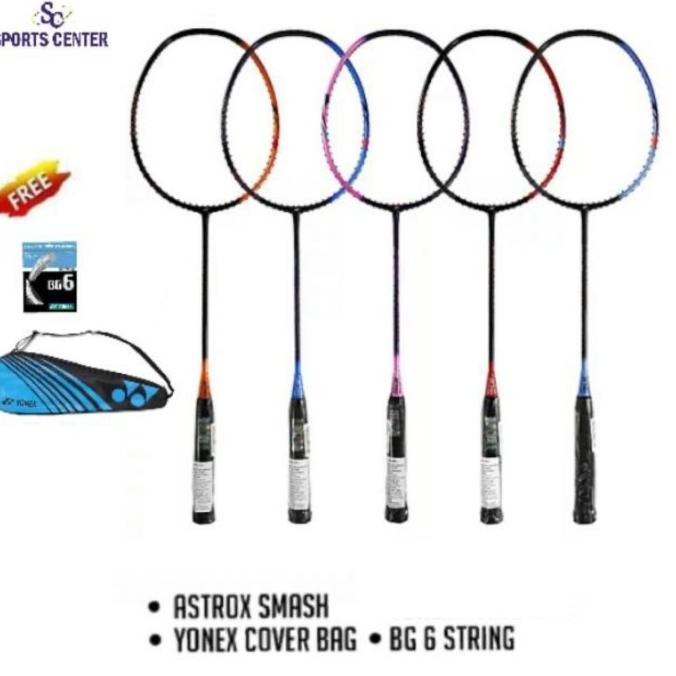 ORIGINAL Full Set Raket Badminton Yonex Astrox Smash F5 73 Gram