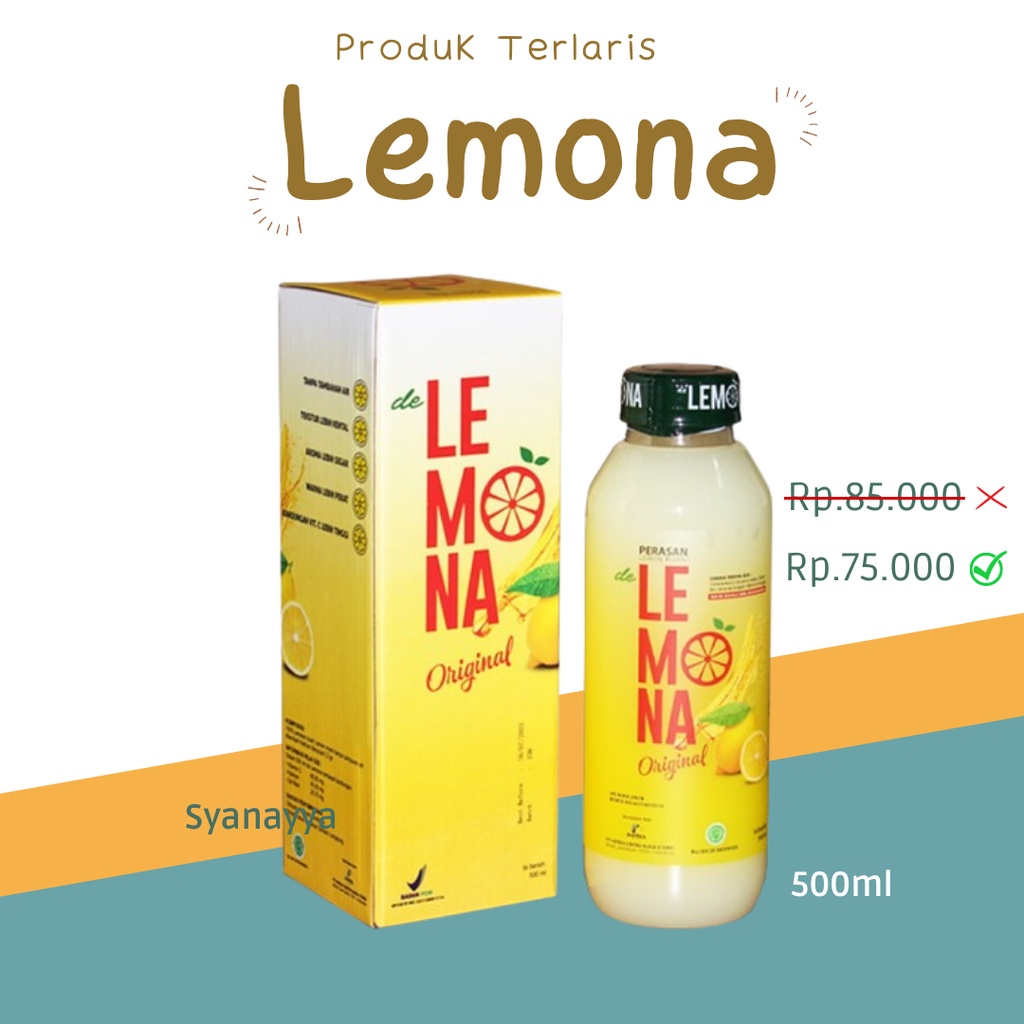 

Lemona Air Sari Lemon Untuk Kesehatan Diet Jus Asli Original