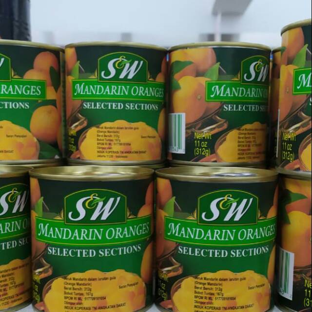 

S&W mandarin orange in syrup 312gr