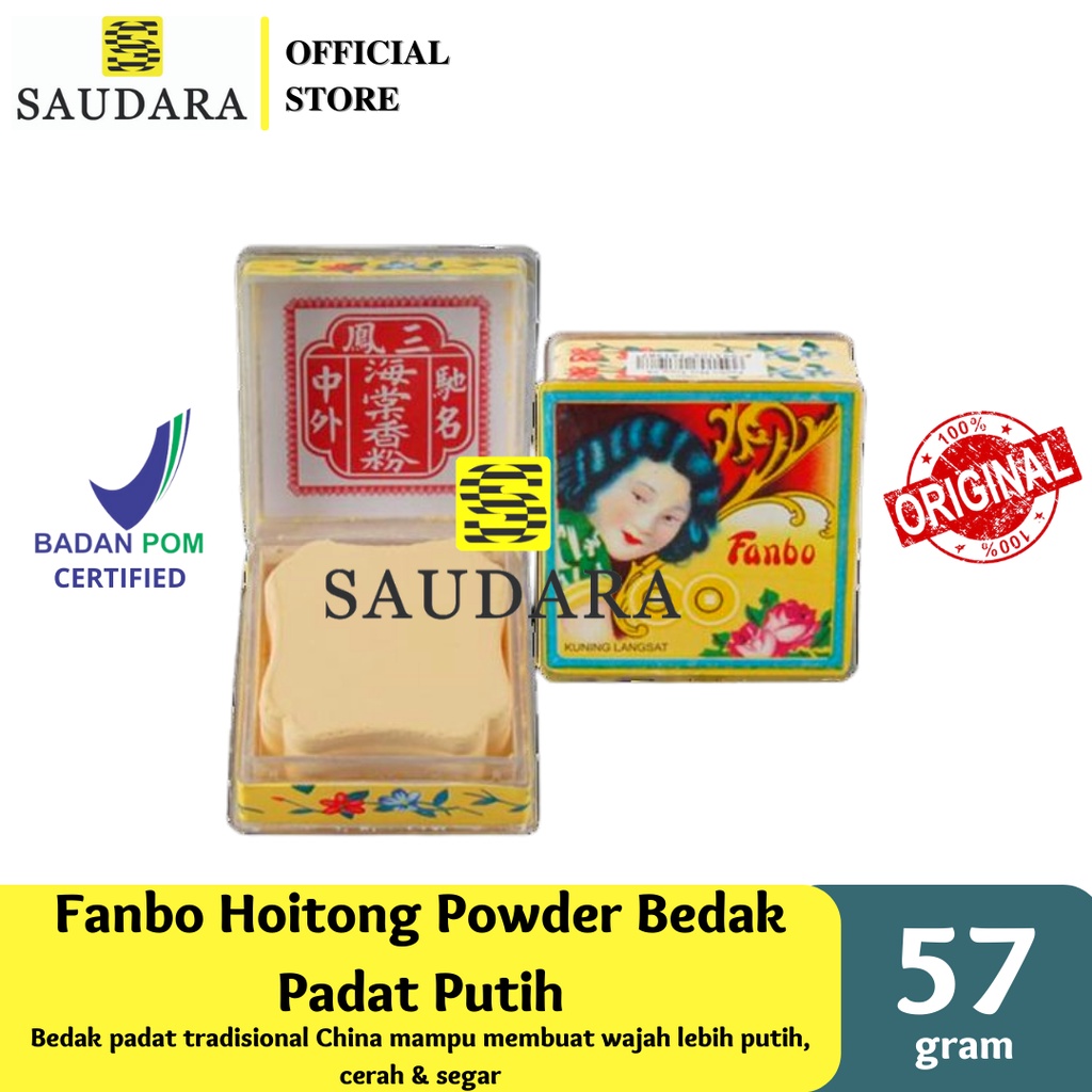 Fanbo Powder Putih - Bedak Wajah