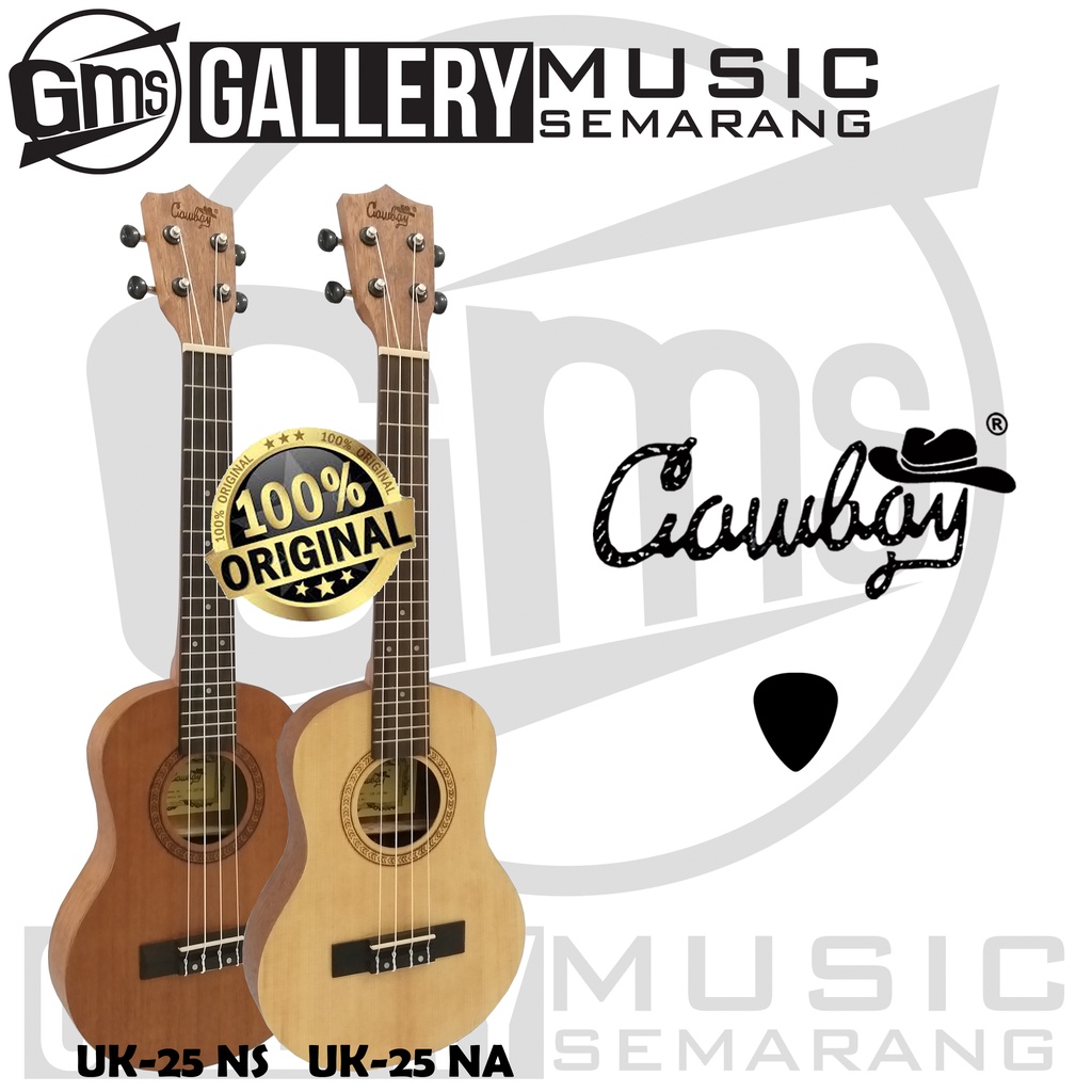 Ukulele Cowboy Original UK-25 NA UK 25NS Ukulele Cowboy Tenor 25&quot; Import Original