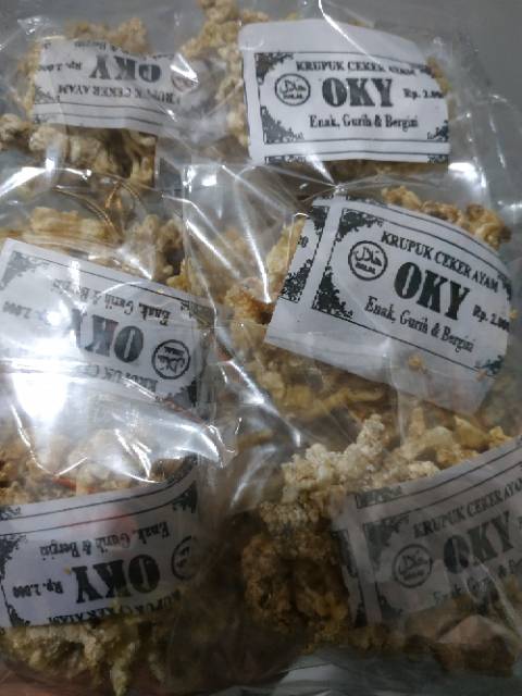 

krupuk ceker ayam (OKY)