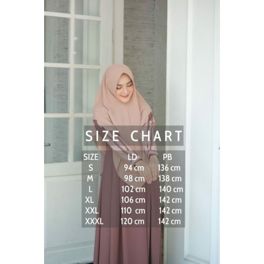 Hamida Dress Majida Hijab Size L/LD 102