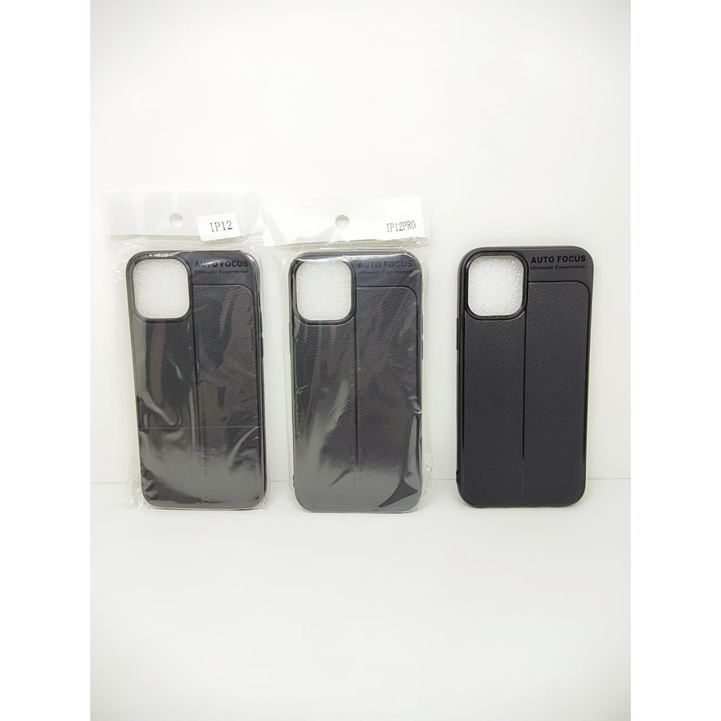 AutoFokus iPhone 12 12 Pro 6.1 inchi Leather Soft Case AUTOFOCUS Motif Kulit Jeruk