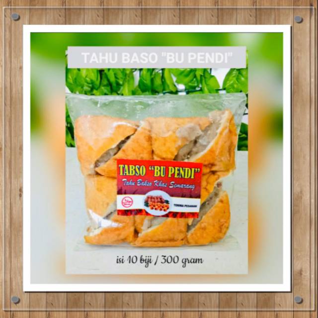 

Tahu Bakso 10 pcs 300 gr - Tahu Baso Tabso Bu Pendi