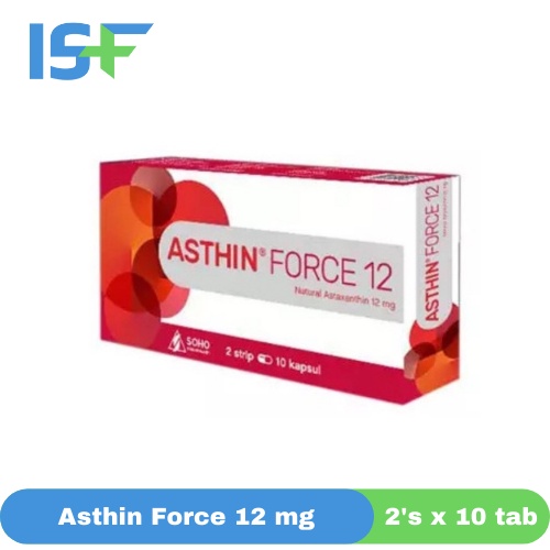 ⭐ISF⭐Asthin Force 12 mg - 20's