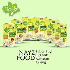 *FRAULEINCO* Nayz bubur MPASI Beras organic pudding Salmon Sapi Ayam Original 100% / BUBUR BAYI ORGANIK