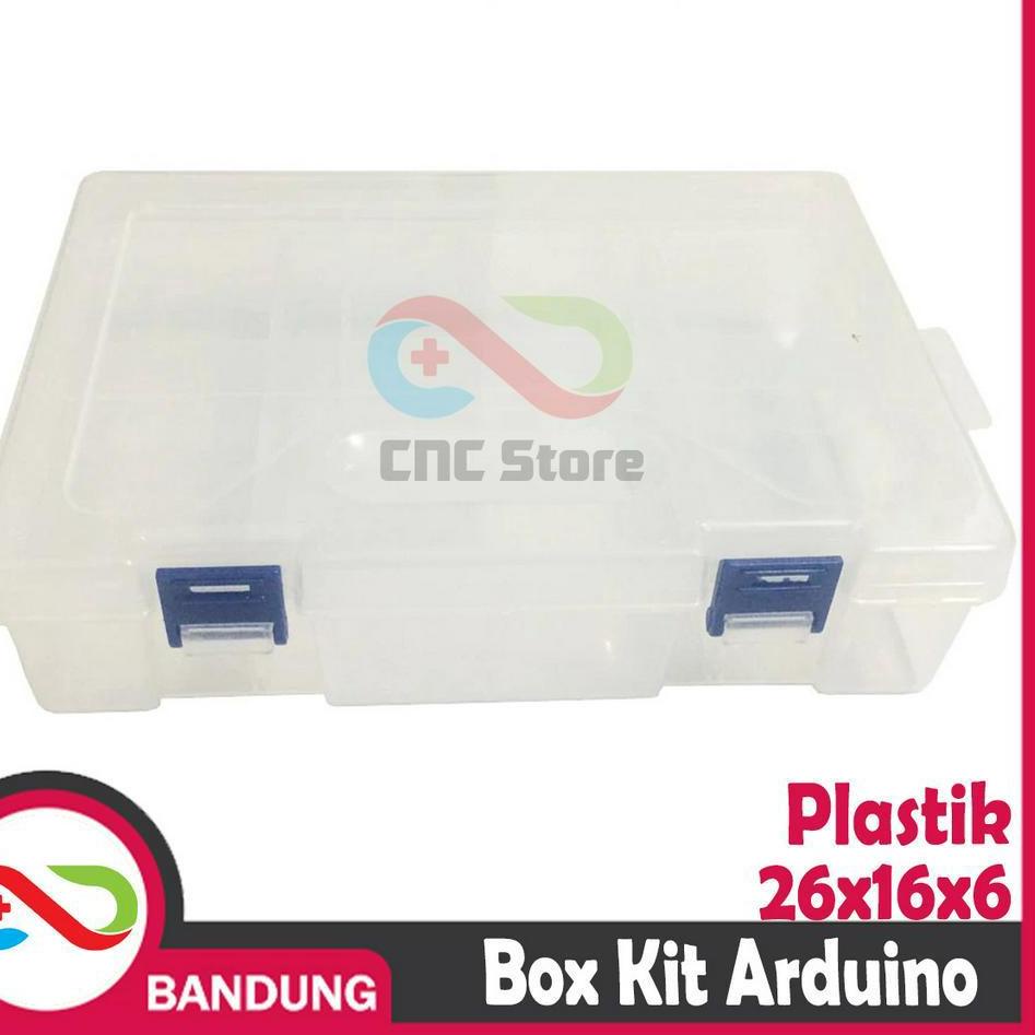 Oke Price.. BOX PLASTIC CASE FOR ARDUINO STARTER KIT