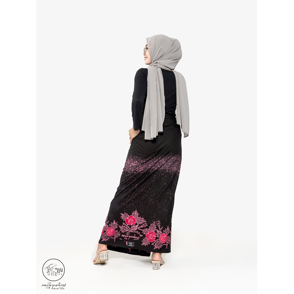 SARUNG KANJENG| SARUNG BATIK WANITA SEMI TULIS MOTIF GLORY ROSE LIMITED SERIES