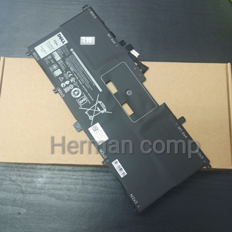 Baterai Laptop Dell XPS 13 9365 NNF1C HMPFH P71G00 46Wh Original Seri XPS13-9365-D1805TS N003X9365-D1516FCN