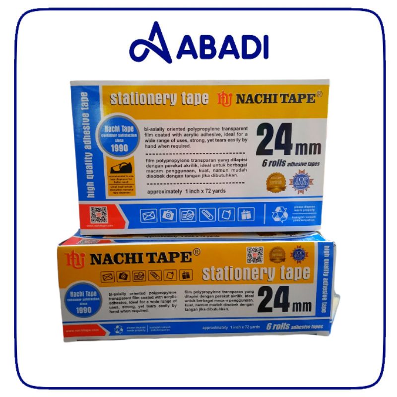 

Nachi Tape Dus 12mm dan 24mm Grosir