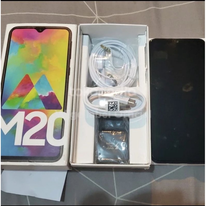 SAMSUNG M20 SECOND EX SEIN 3/32GB MULUS FULLSET