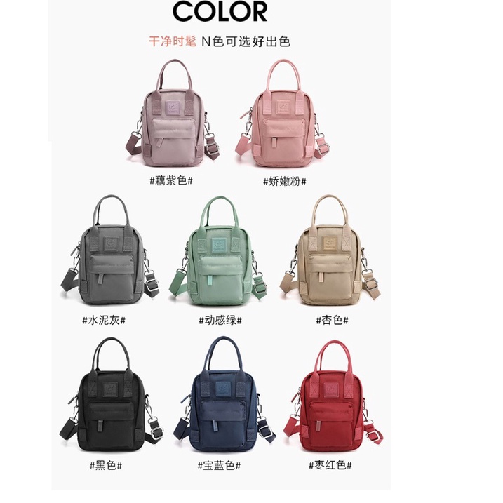 Tas Selempang Wanita Sling Bag Hand Bag Wanita Nylon CF04