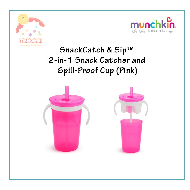 Gelas Minum Munchkin snack catch and sip