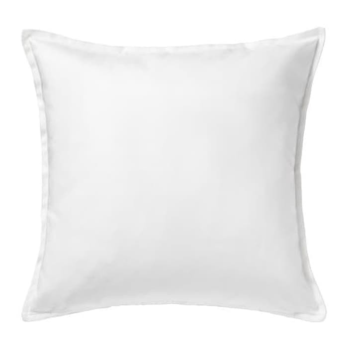 Gurli ~ Sarung Bantal Kursi Katun 50x50 PutihPolos White Cushion Cover
