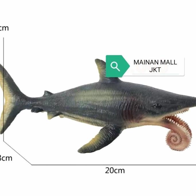 Mainan ikan hiu shark - figure shark - hiu megalodon monster figure