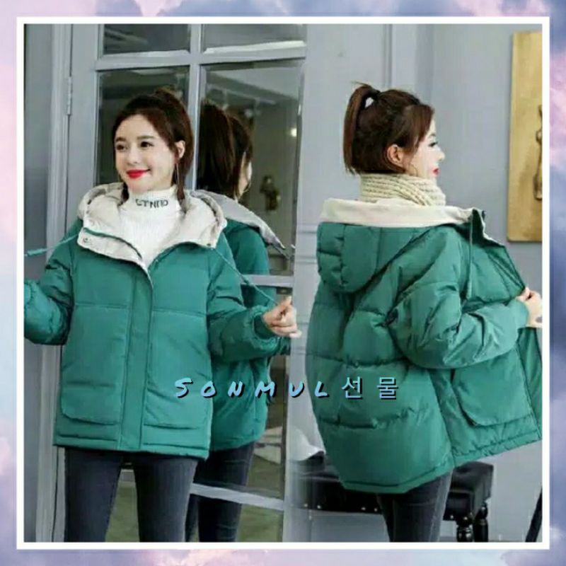 WOMAN WINTER PADDING COAT 'LOONA' IMPORT MANTEL WANITA JAKET GUNUNG MUSIM DINGIN