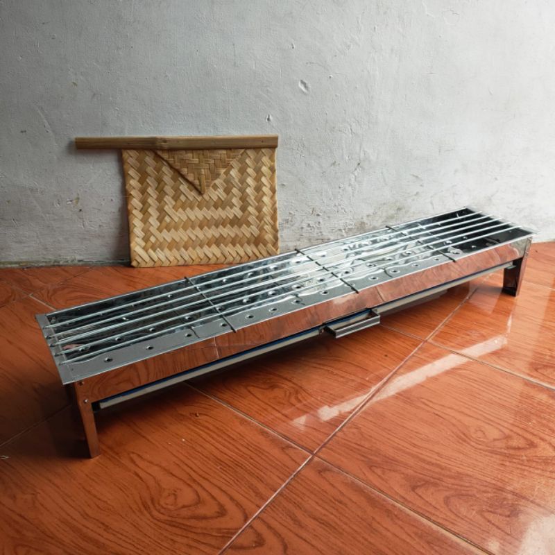 Panggangan sate bakaran sate arang super panjang stainless