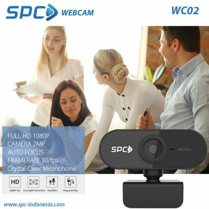 webcam spc wc02 2mp full HD 1080p